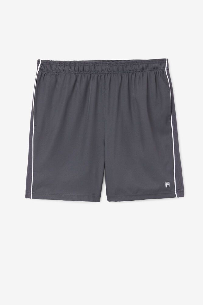 Fila Core 7" Grey Shorts Mens - NZ 71546-QUWY